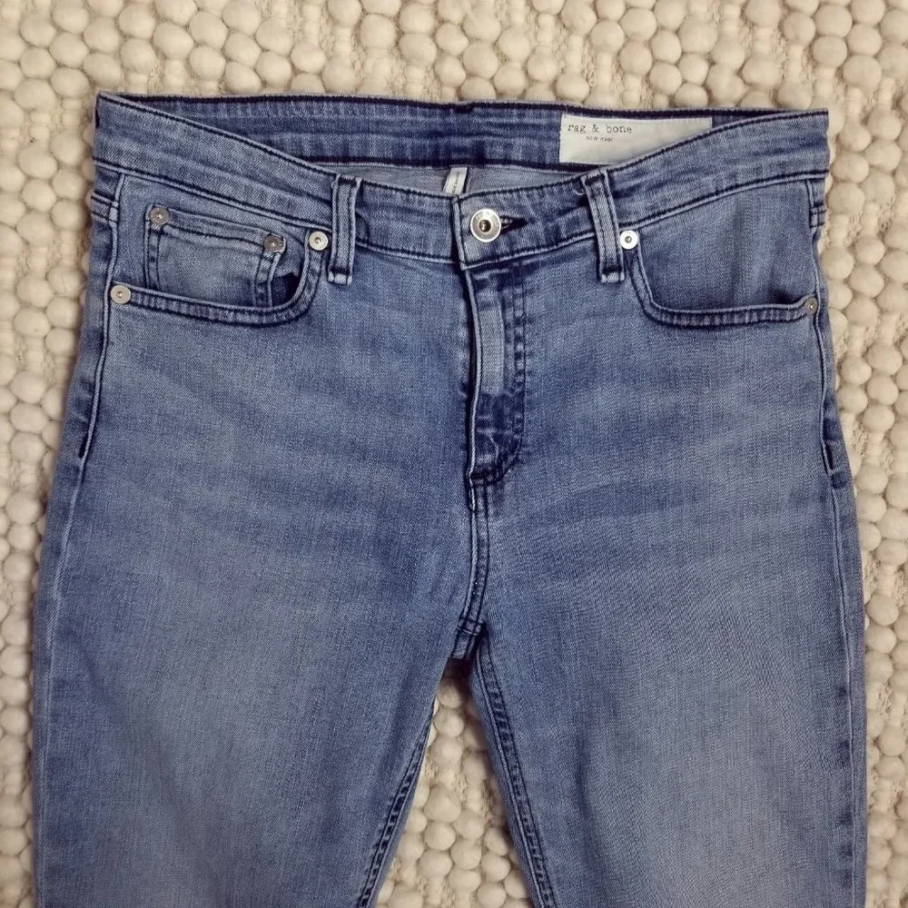 Rag & Bone Cate Mid Rise Skinny Jean in Sailor Town Sz 28 - Picture 4 of 9
